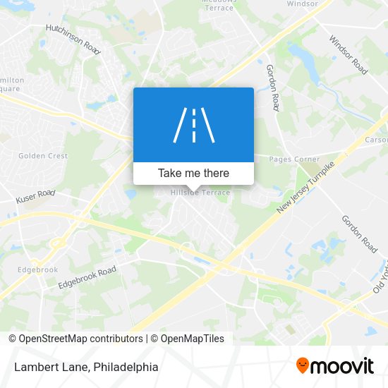 Mapa de Lambert Lane