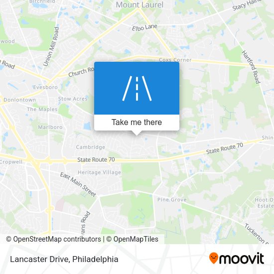 Lancaster Drive map