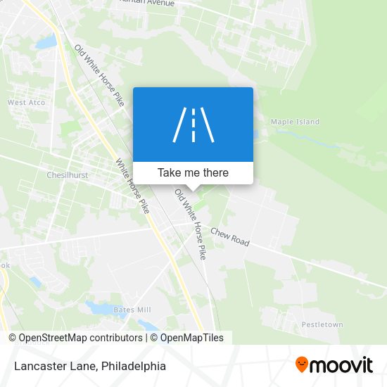 Lancaster Lane map