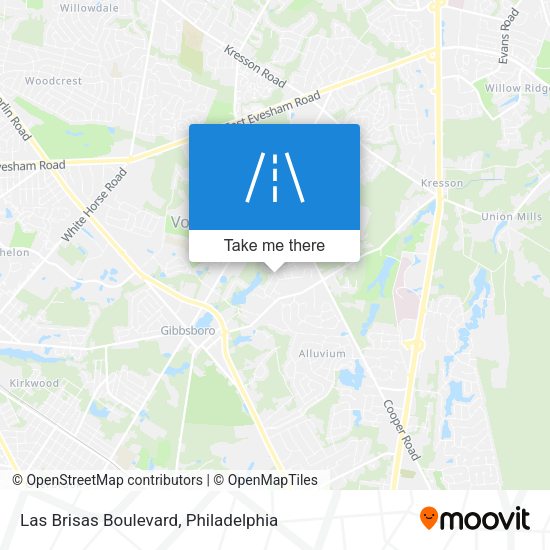 Las Brisas Boulevard map