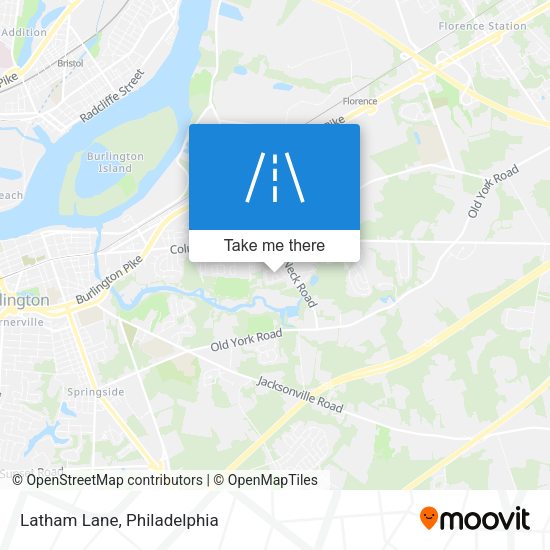 Mapa de Latham Lane