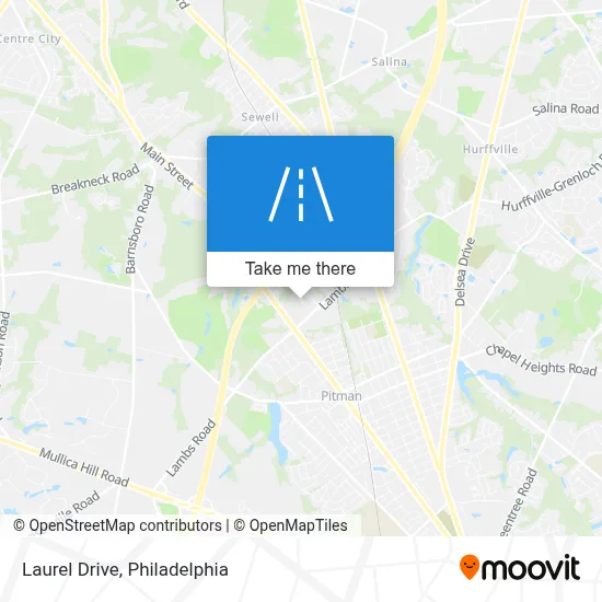 Laurel Drive map
