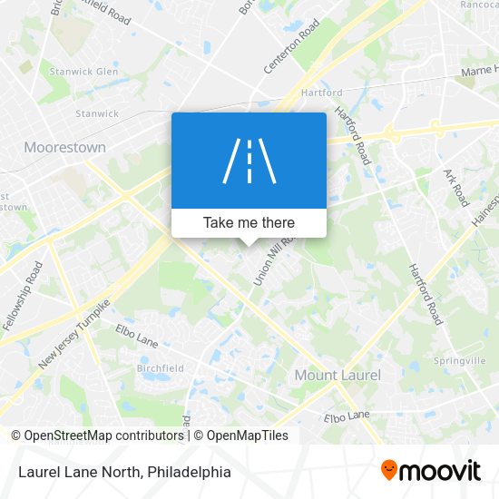 Mapa de Laurel Lane North