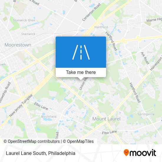 Laurel Lane South map