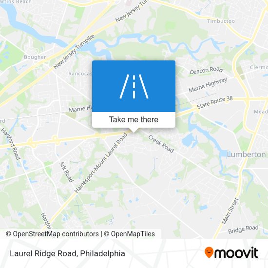 Mapa de Laurel Ridge Road