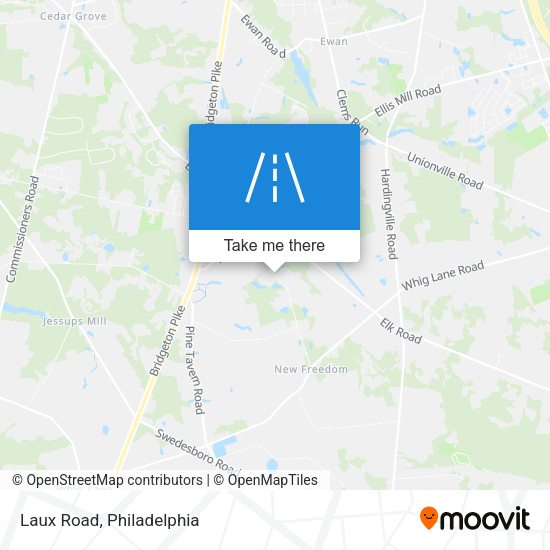 Mapa de Laux Road
