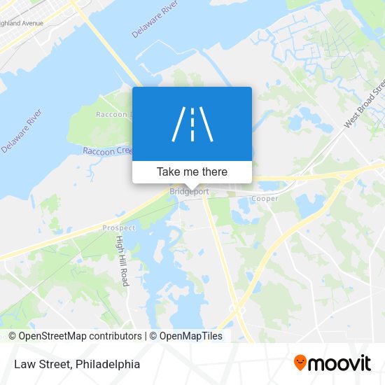 Mapa de Law Street
