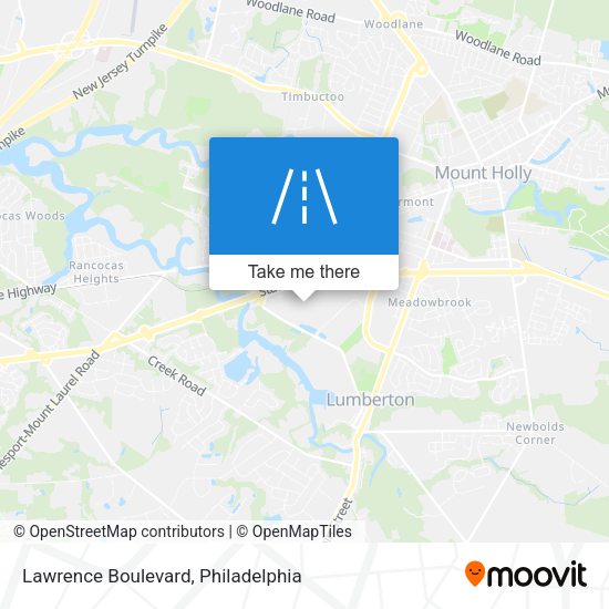Lawrence Boulevard map