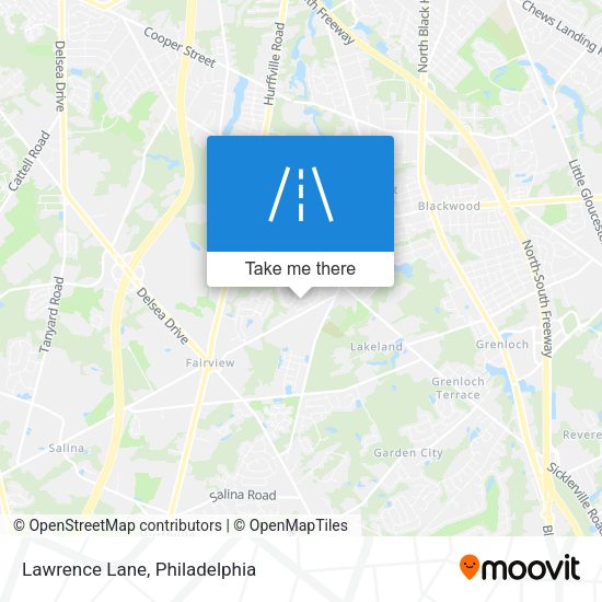 Mapa de Lawrence Lane