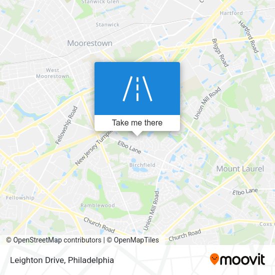 Mapa de Leighton Drive