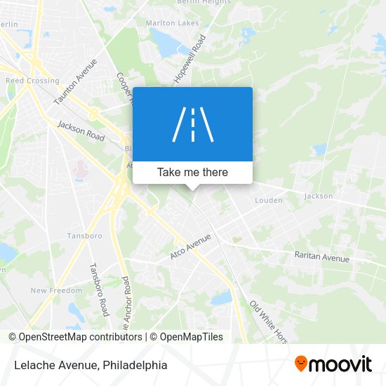 Mapa de Lelache Avenue