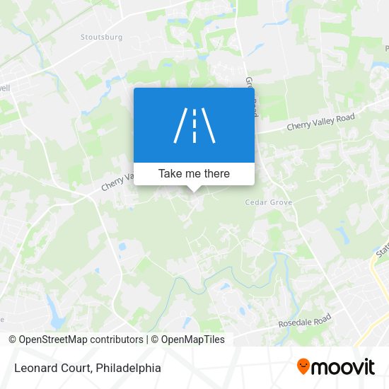 Mapa de Leonard Court