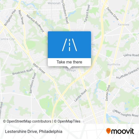 Lestershire Drive map