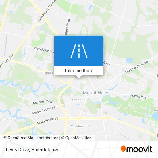 Mapa de Levis Drive