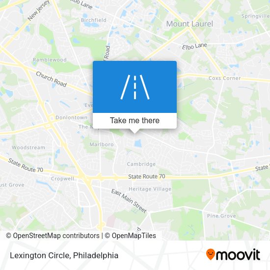 Mapa de Lexington Circle