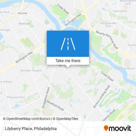 Lilyberry Place map
