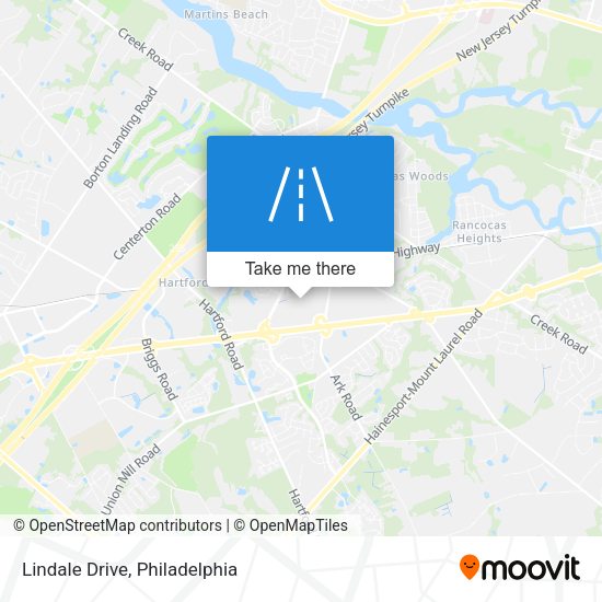 Lindale Drive map