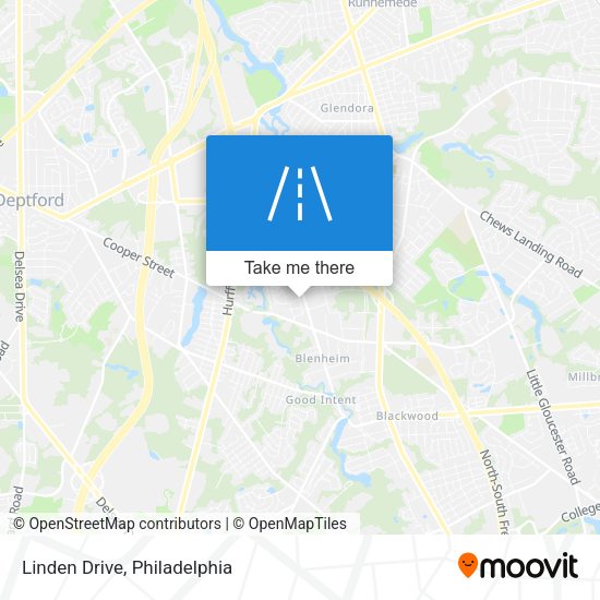 Mapa de Linden Drive