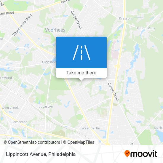 Lippincott Avenue map