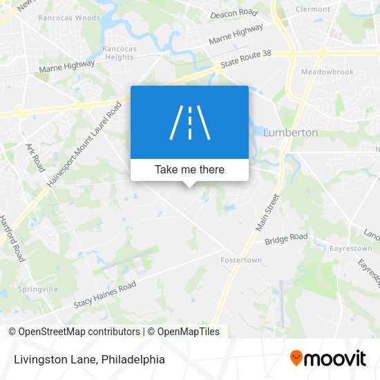 Mapa de Livingston Lane