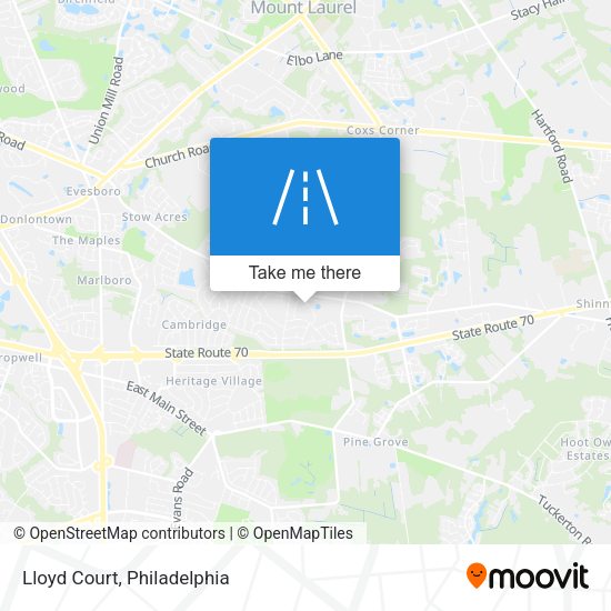 Mapa de Lloyd Court
