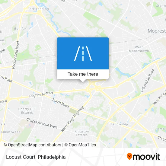 Locust Court map