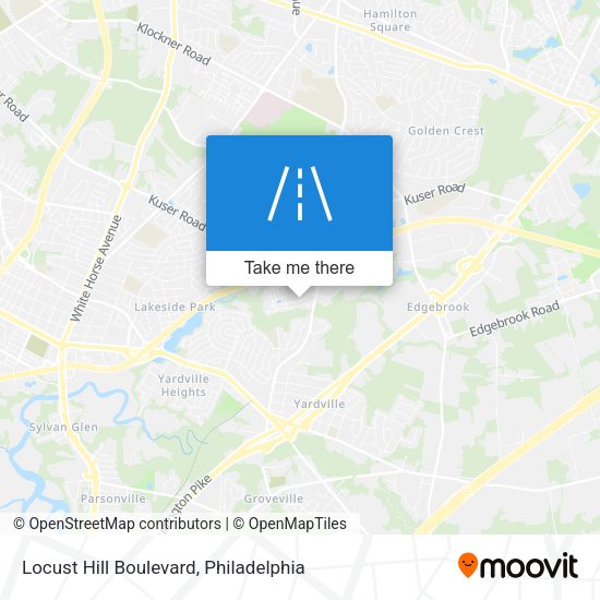 Locust Hill Boulevard map
