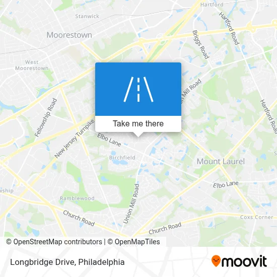 Longbridge Drive map