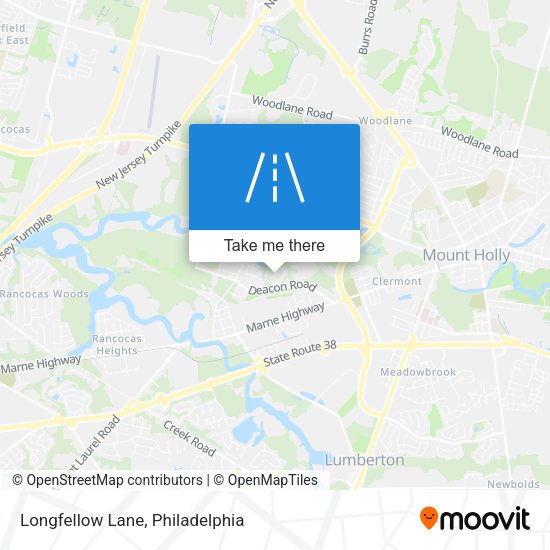 Mapa de Longfellow Lane