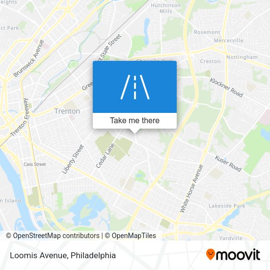Mapa de Loomis Avenue