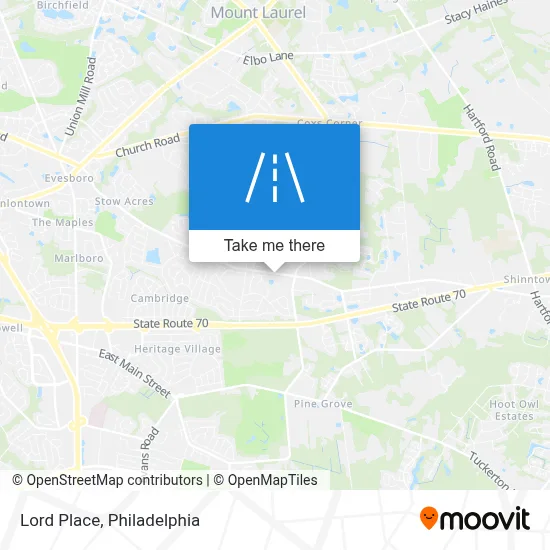 Lord Place map
