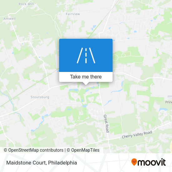 Mapa de Maidstone Court