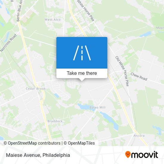Mapa de Maiese Avenue