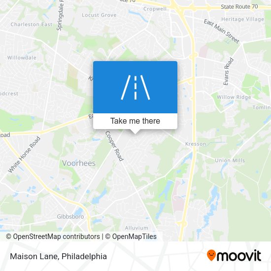 Mapa de Maison Lane