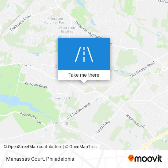 Manassas Court map