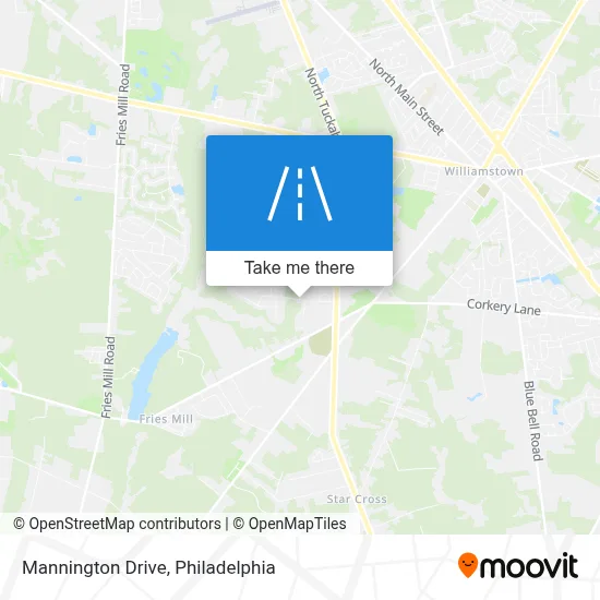Mannington Drive map