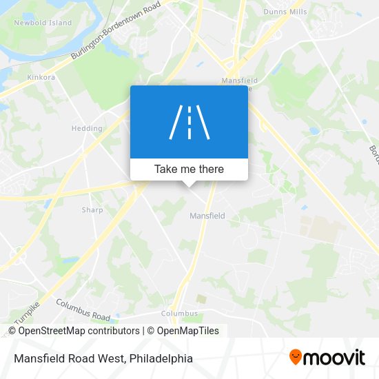 Mansfield Road West map