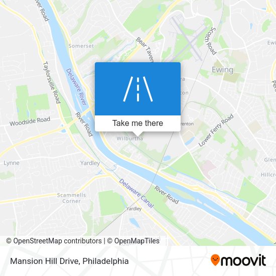 Mansion Hill Drive map