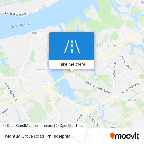 Mantua Grove Road map