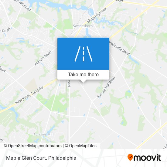 Mapa de Maple Glen Court