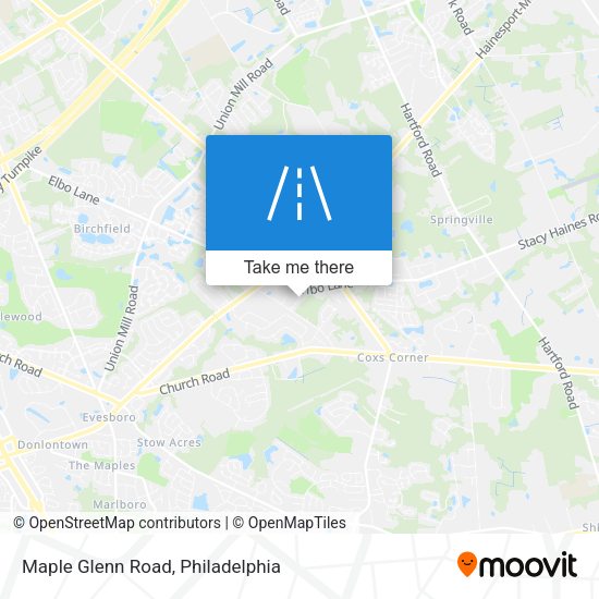 Mapa de Maple Glenn Road