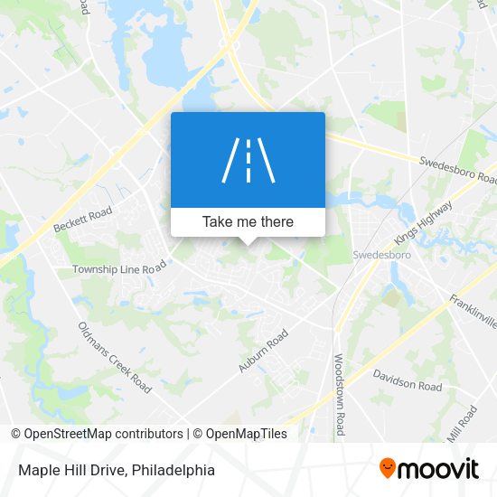 Mapa de Maple Hill Drive