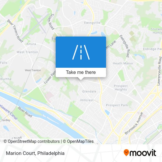 Mapa de Marion Court