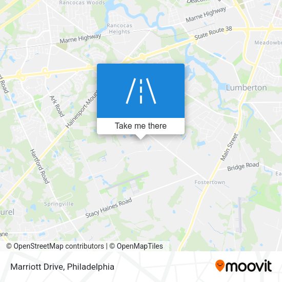 Mapa de Marriott Drive