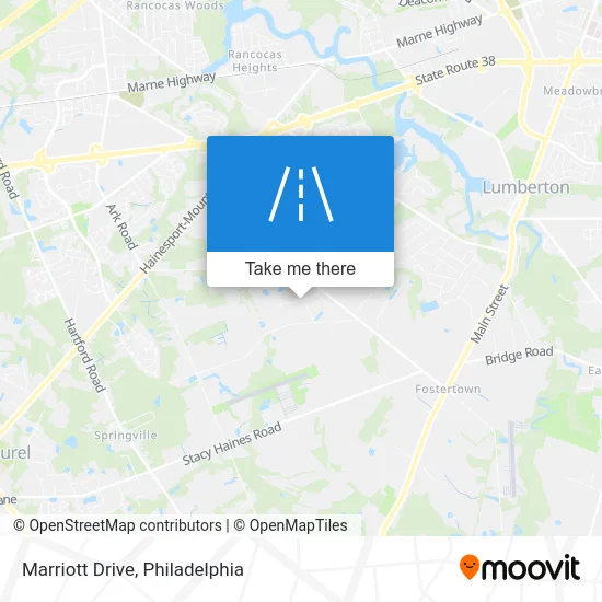 Marriott Drive map