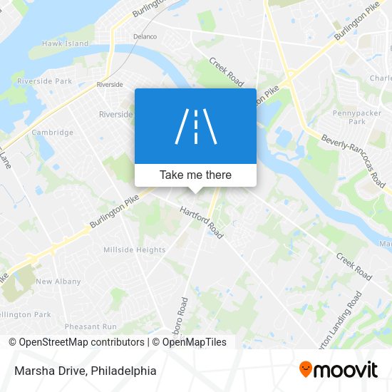 Mapa de Marsha Drive