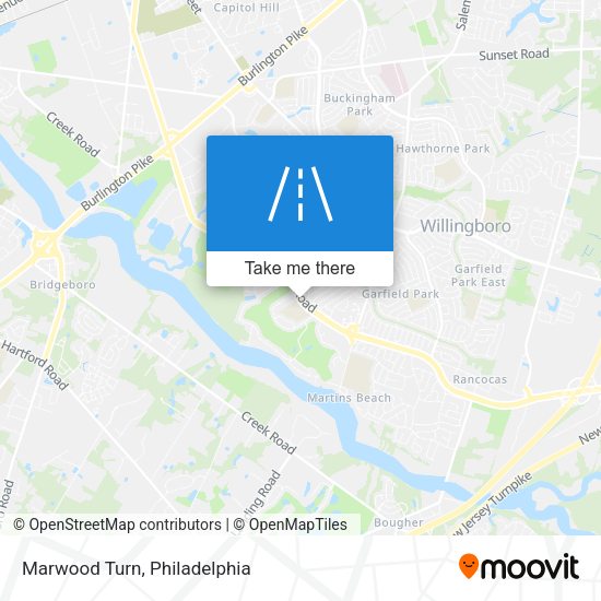 Mapa de Marwood Turn