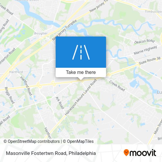 Mapa de Masonville Fostertwn Road