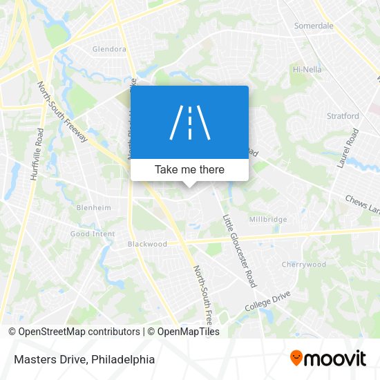 Mapa de Masters Drive