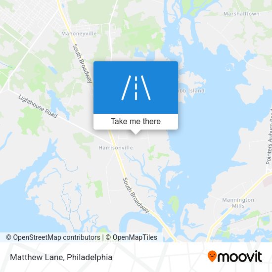 Mapa de Matthew Lane
